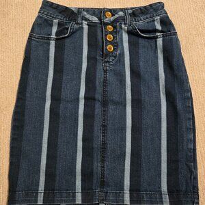 Anthropologie Jean Skirt